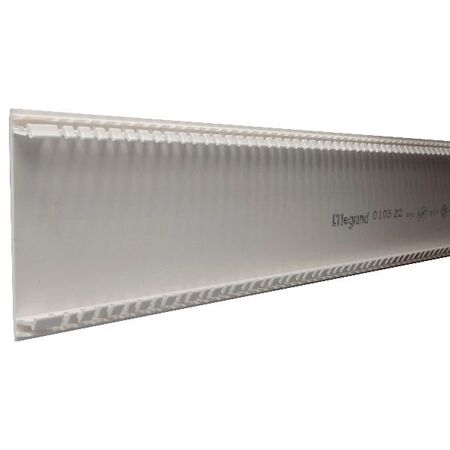 DLP PVC 85(W)mm Trunking Flexible Cover 2m White