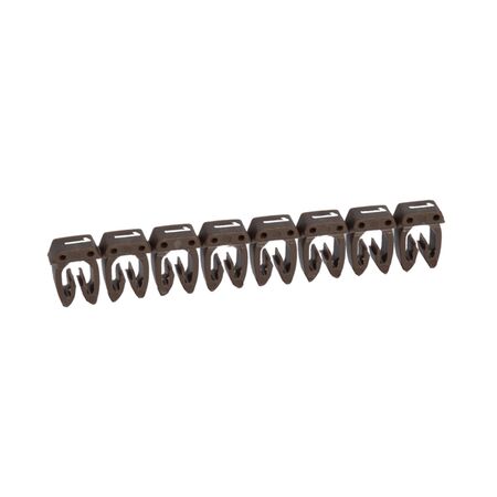 CAB3 - Markers for terminal blocks and wiring 0.5 to 1.5mm² numbers - colour code 0.5-1.5mm² brown number 1 pack of 1200