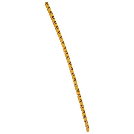CAB3 - Markers for terminal blocks and wiring 0.15 to 0.5mm² black letters on yellow background 0.15-0.5mm² letter Q pack of 300