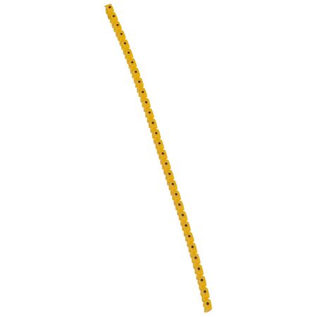 CAB3 - Markers for wiring 1.5 to 2.5mm² black symbols on yellow background 1.5-2.5mm² symbol . pack of 300