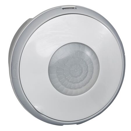 Sensor for outdoor and damp areas - ceiling mounted - ideal for high ceiling areas PIR occupancy all load 3 wire with override IP55 240V a.c. 8-20m DIA 5-1275lx 5s-59mn td