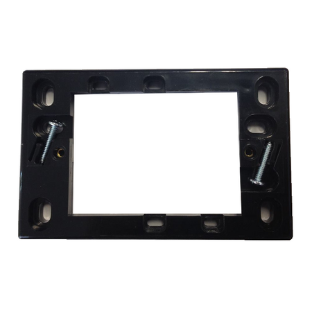 HPM 37mm Deep Surface Mounting Block for Excel and Excel Life Ranges Black