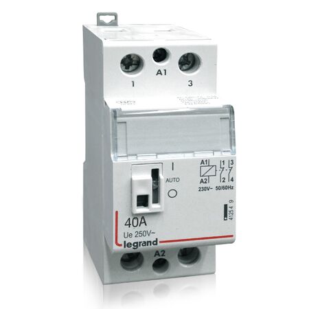 CX3 - modular contactor - 400V a.c. 3P 40A 3NO 230V a.c. coil with handle 3 module