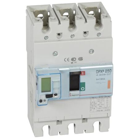 DPX³ 250 MCCB electronic release - Icu 25 kA - 400 V~ - 3 Phase - 160 A