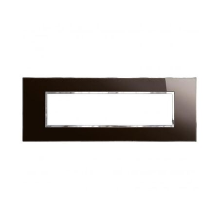 ARTEOR Square 8 Module Coverplate Reflective Black