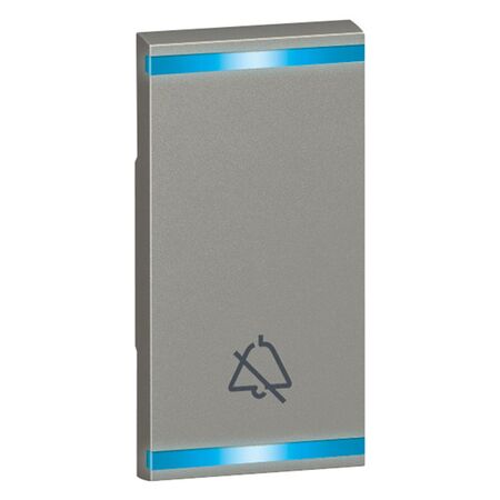 Arteor hotel equipment - BUS/SCS - Square key cover - DO NOT DISTURB+PLEASE CLEAN THE ROOM - magnesium