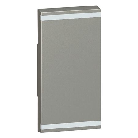 Arteor - MyHOME - Square key cover BUS/SCS - without marking - 1 module - magnesium