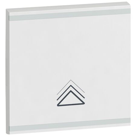 Arteor - MyHOME - Square key cover BUS/SCS - dimmer symbol - 2 modules - white