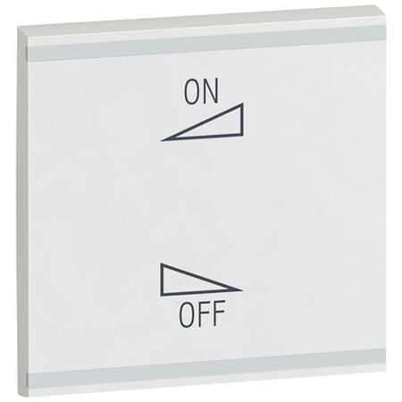 Arteor - MyHOME - Square key cover BUS/SCS - regulation symbol - 2 modules - white