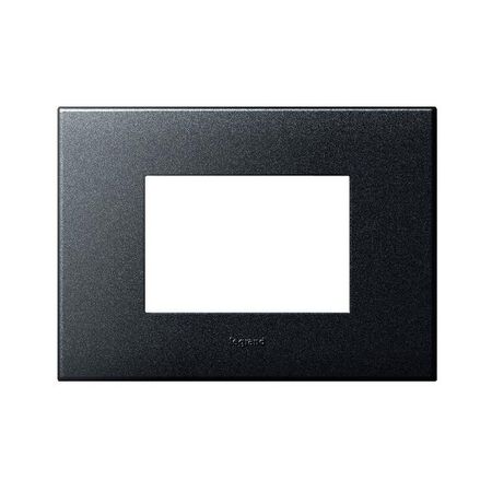 ARTEOR Square 3 Module Horizontal Coverplate Graphite