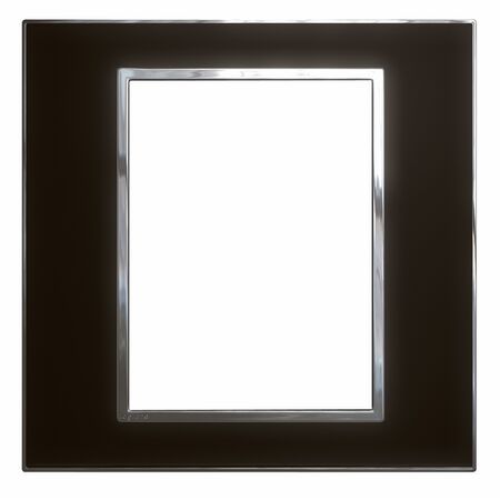 Arteor - square 2.5 touch screen plate - Mirror Black