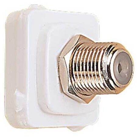 HPM 3.06GHZ 75 OHM TV F Connector Socket White
