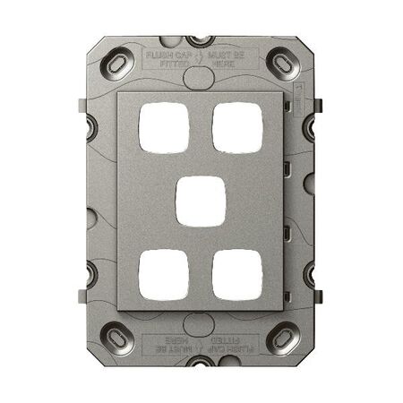 Arteor 770 series - Grid 5 Gang magnesium