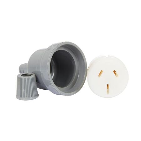 HPM 15A 3 Pin Extension Socket Outlet Grey