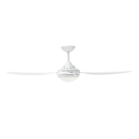 HPM Serene 4 Blade AC Ceiling Fan with Light 1320mm 52in White