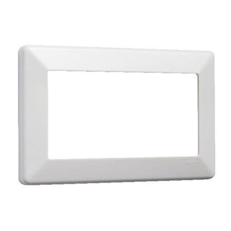 Como - Horizontal coverplate horizontal 2 gang white