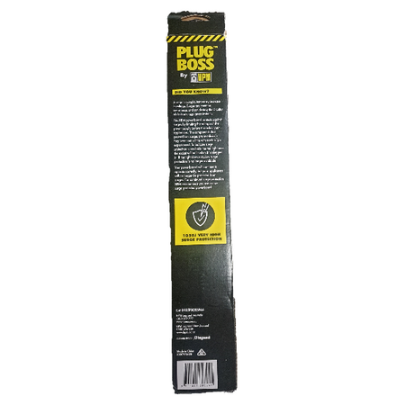 HPM Plug Boss Heavy Duty 4 Outlet 1050J Surge Protection Powerboard