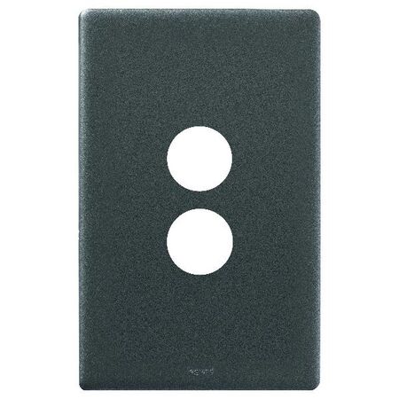 Excel Life Switch Coverplate 2 Gang Urban Grey