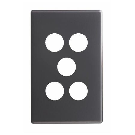 Excel Life Switch Coverplate 5 Gang Diesel
