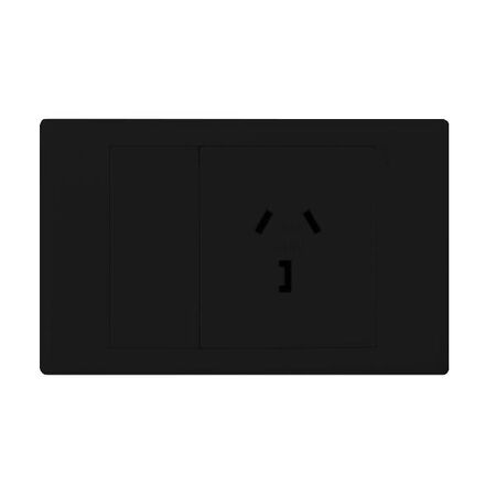 Excel Life 32A Unswitched Horizontal Single Powerpoint Black
