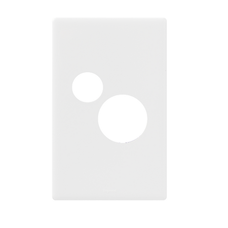 Excel Life Vertical Single Powerpoint Coverplate Gloss White