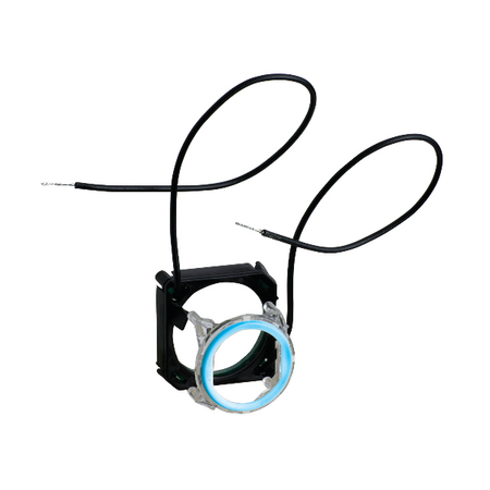 Excel Life - Indicator mechanism Blue LED ring for rocker switches 250V a.c. black