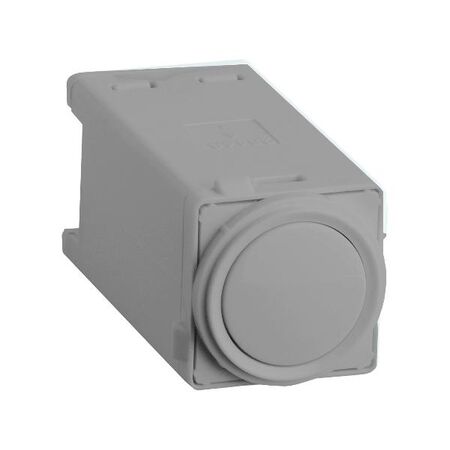 Excel Life - Switch mechanism push button 50mA 12V d.c. urban grey