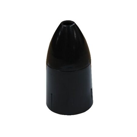 Lamp holder Bayonet cap with cord grip black