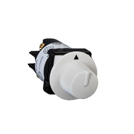 HPM 15A 4 Positions 360° Rotary Switch White