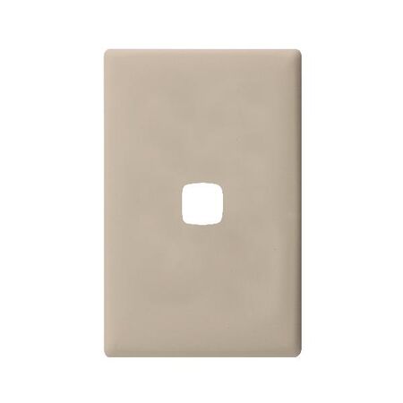 Linea - Coverplate 1 gang soft touch light grey