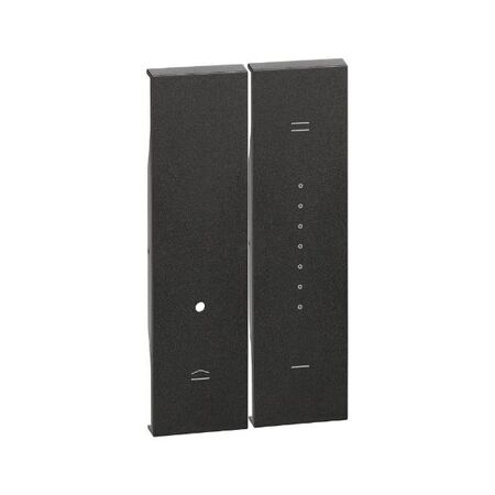 Bticino Living Now 2 Module Dimmer Mechanism Cover Black