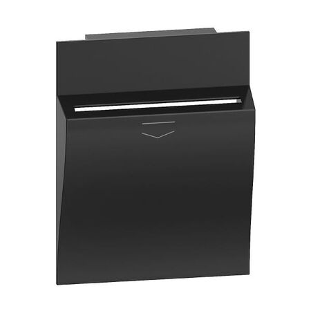 Bticino Living Now 2 Module Keycard Switch Cover Black