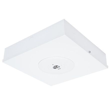 LED Satellite Corridor surface mount - white finish with lithium battery - Axiom