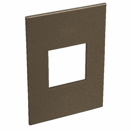 ARTEOR Square 2 Module Vertical Coverplate Dark Bronze