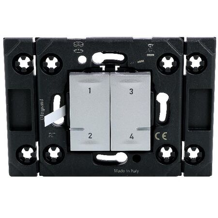 Arteor with Netatmo 2 Module 4 Scenario Wireless Scene Remote Control Soft Aluminium