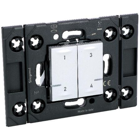 Arteor with Netatmo 2 Module 4 Scenario Wireless Scene Remote Control Soft Aluminium