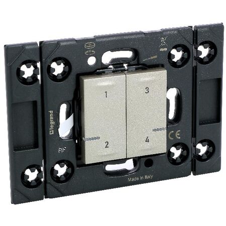 Arteor with Netatmo 2 Module 4 Scenario Wireless Scene Remote Control Champagne