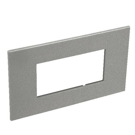 ARTEOR Square 4 Module Horizontal Coverplate Magnesium