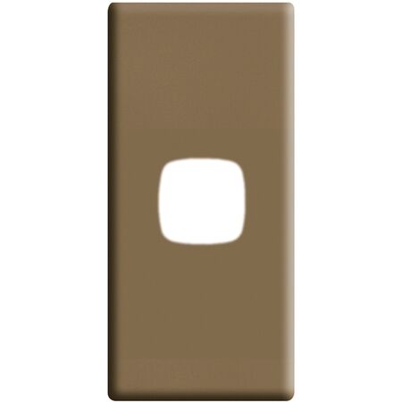Linea Architrave coverplate 1 gang ninja khaki