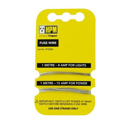 HPM 8A /16A Fuse Wire - 2 Pack