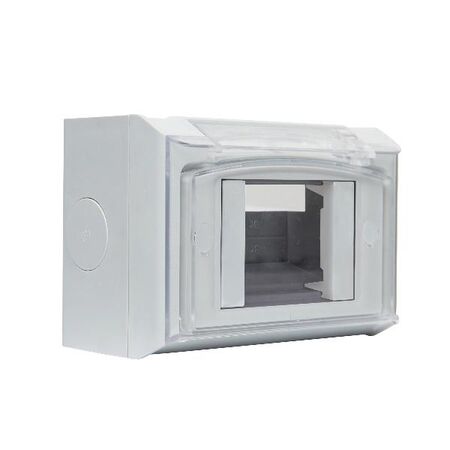 AQUA IP44 Arteor 3 Module Surface Mount Adaptor Limestone Grey