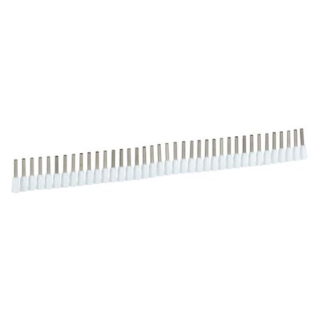 Starfix - ferrule with insulating flange single - supplied in strips 0.5mm² 15mm long white pack of 480