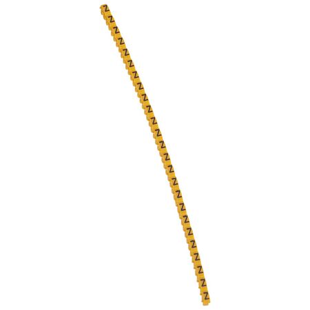 CAB3 - Markers for terminal blocks and wiring 0.15 to 0.5mm² black letters on yellow background 0.15-0.5mm² letter Z pack of 300