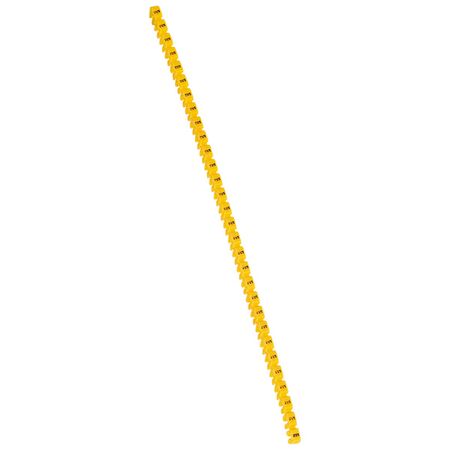 CAB3 - Markers for wiring 1.5 to 2.5mm² black symbols on yellow background 1.5-2.5mm² symbol DC pack of 300