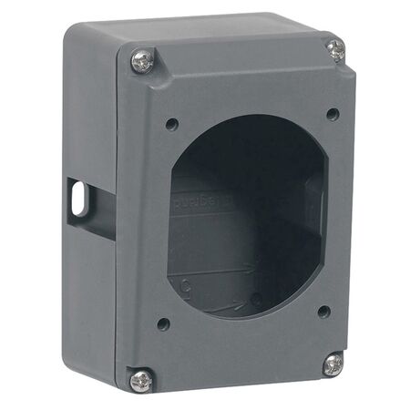 HYPRA - IEC industrial surface mount socket IP66/67 3P+N+E 415V a.c. 16A grey