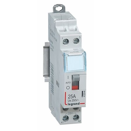 CX3 - modular contactor - 250V a.c. 2P 25A 2NO 230V a.c. coil with handle 1 module