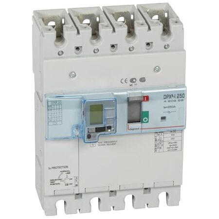 DPX³-I 250 4Phase with e.l.c.bs 250 A Trip-Free Switch