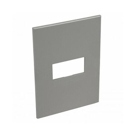 ARTEOR Square 1 Module Vertical Coverplate Magnesium