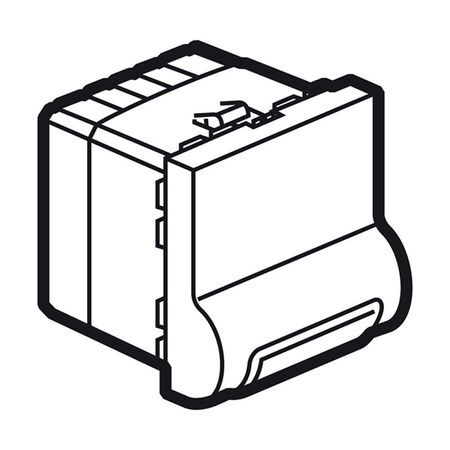 Arteor modular - Electronic device skirting light 0.2/1W 230V a.c. 2 module magnesium