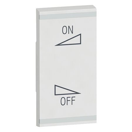 Arteor - MyHOME - Square key cover BUS/SCS - regulation symbol - 1 module - white